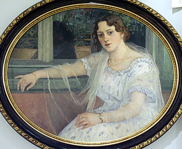 Portrait of a Young Woman - Микола Богданов-Бєльський