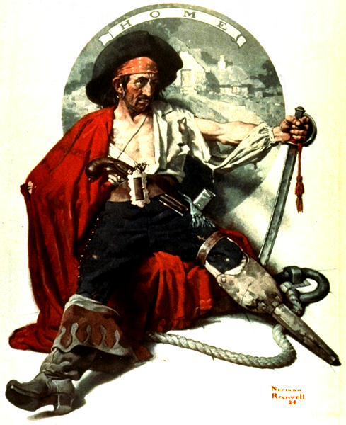 Pirat, 1924 - Norman Rockwell