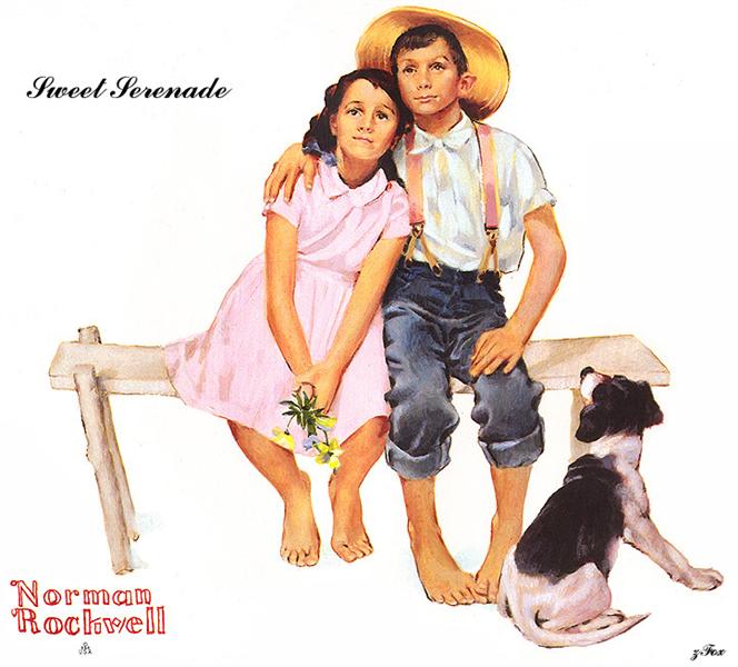 Sweet Serenade, 1963 - Norman Rockwell