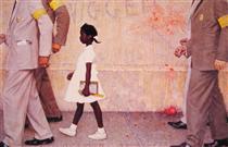 The problem we all live with - Norman Rockwell