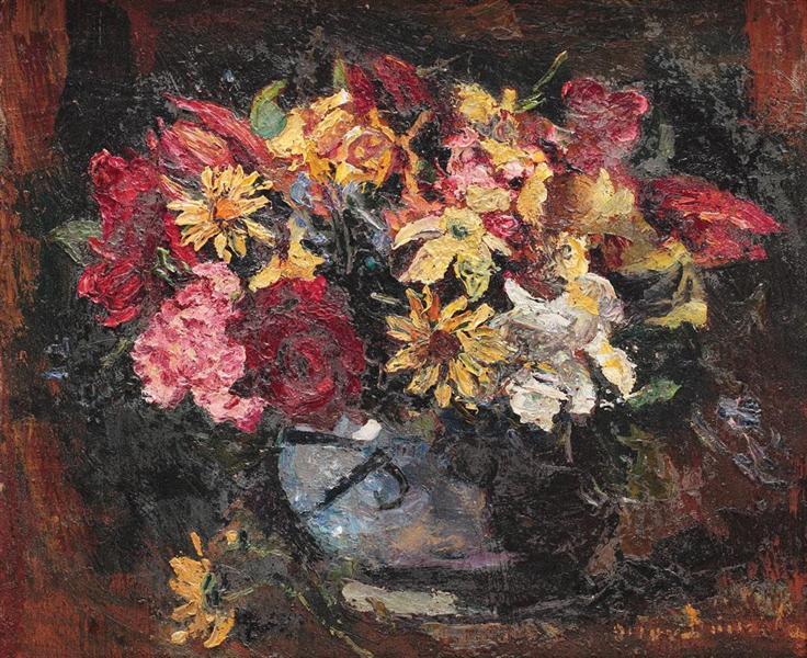 Vase with Field Flowers, 1930 - Octav Bancila