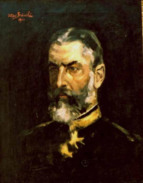 Portrait of King Carol I (of Romania) - Octav Băncilă
