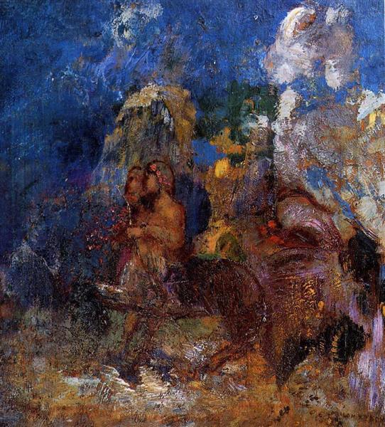 Centaurs, c.1910 - Одилон Редон