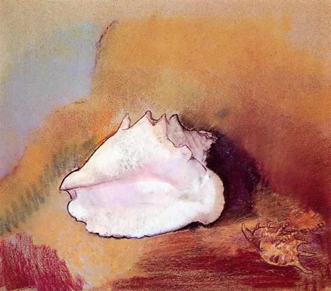 The Seashell, 1912 - Одилон Редон