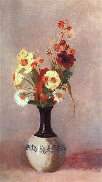 Vase of Flowers - Odilon Redon
