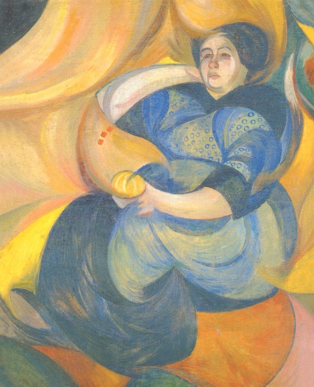 Female portrait, 1914 - Alexander Bogomazow