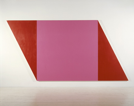 Pink Square, 1990 - Olivier Mosset