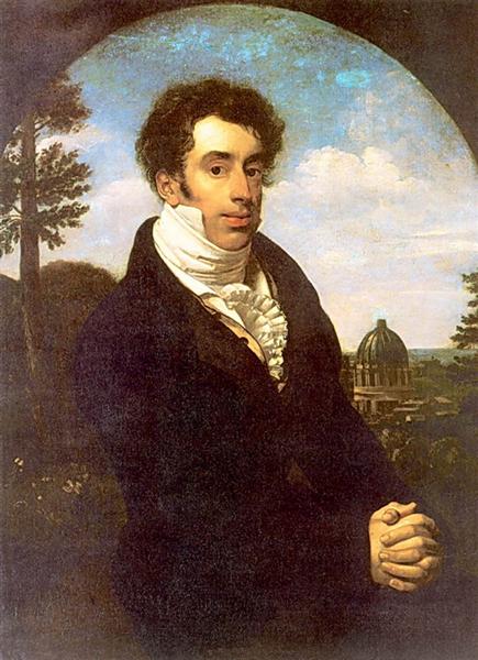 Portrait of the Prince Aleksandr Mikhailovich Golitsyn, 1819 - Oreste Kiprensky
