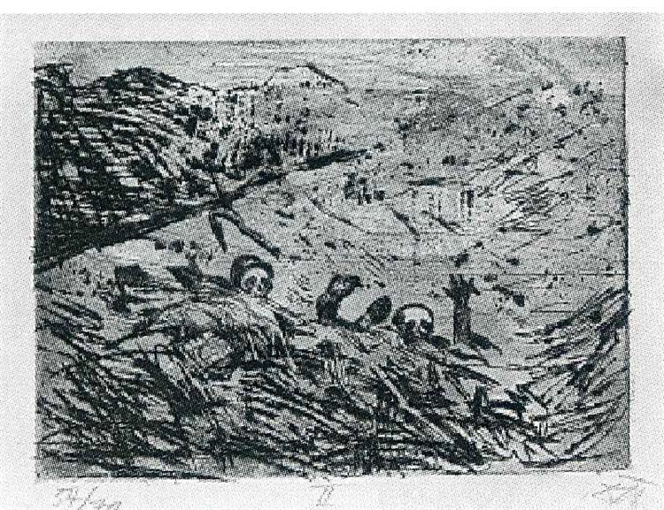 Buried alive, 1924 - Отто Дікс