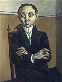 Retrato de Paul F. Schmidt - Otto Dix