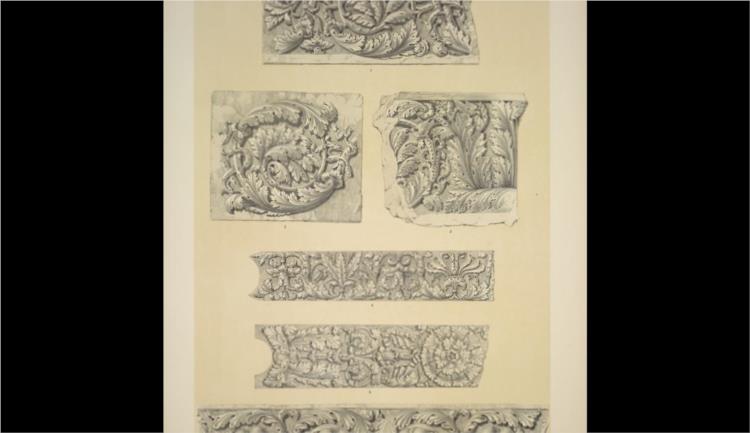 Roman no. 2. Roman ornaments from casts - 歐文·瓊斯