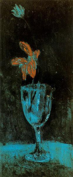 A blue vase, 1903 - Pablo Picasso - WikiArt.org