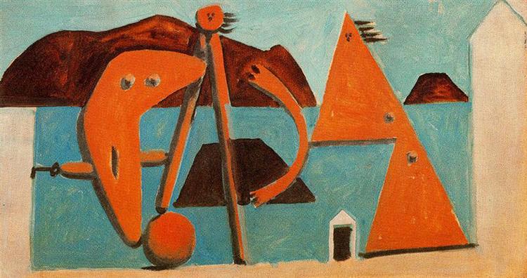 Купальниці на пляжі, 1928 - Пабло Пікассо