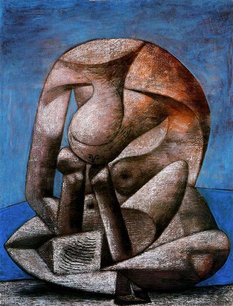 Велика купальниця читає, 1937 - Пабло Пікассо