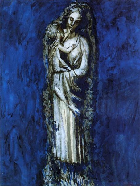 Madonna with Garland, 1904 - 畢卡索