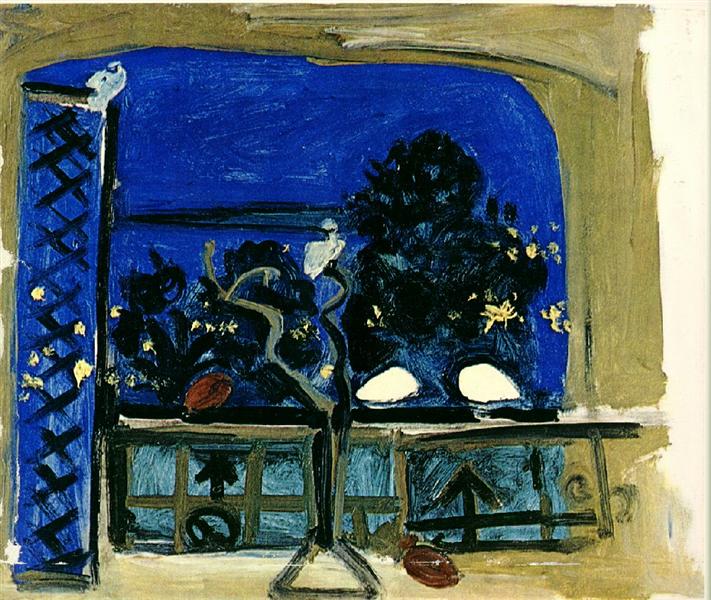 Студія (Голуби на карнизі), 1960 - Пабло Пікассо