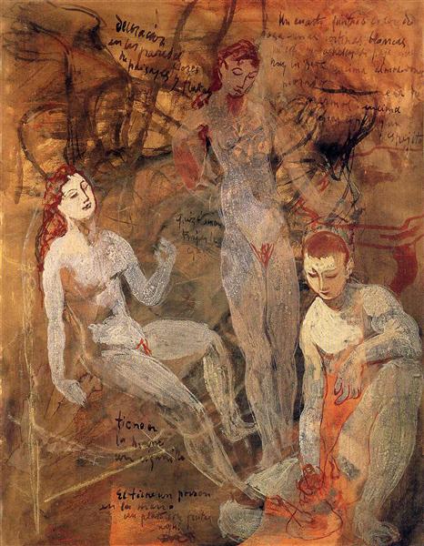 Three nudes, 1906 - Пабло Пикассо