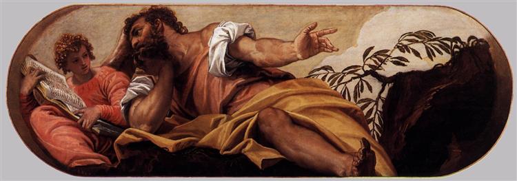 St Matthew, 1555 - Paolo Veronese