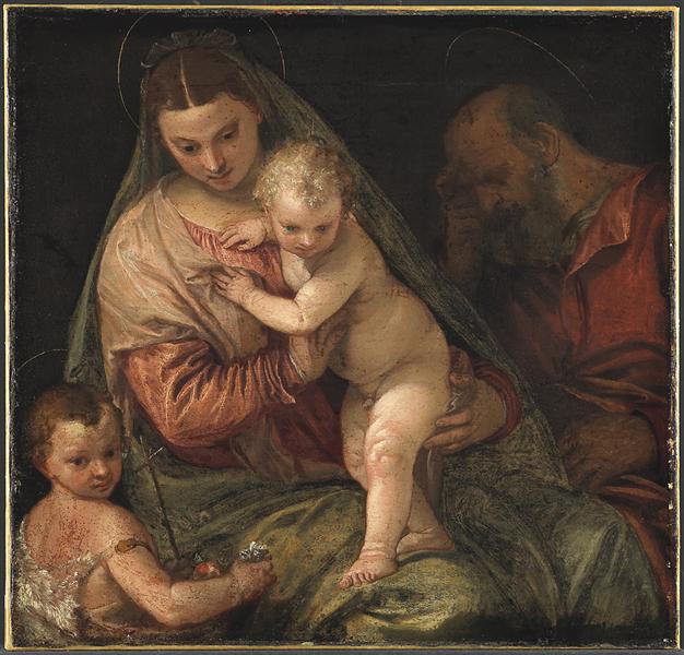 The Holy Family with the Infant St. John the Baptist, 1550 - 1575 - Paolo Veronese