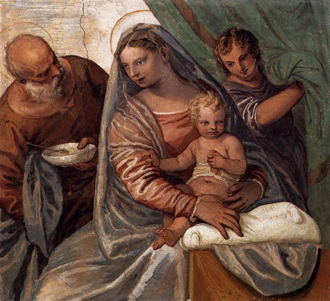 The Holy Family, 1560 - 1561 - Паоло Веронезе