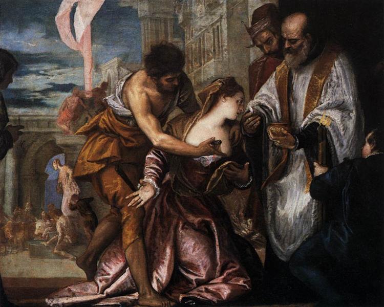 The Martyrdom and Last Communion of Saint Lucy, 1582 - Паоло Веронезе