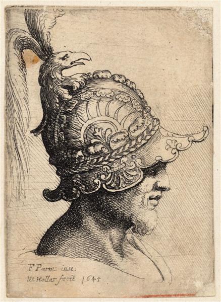 Helmet with eagle - Parmigianino
