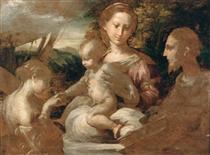 Mystic Marriage of St Catherine - Parmigianino