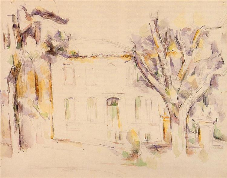House in Provence, c.1895 - Paul Cezanne