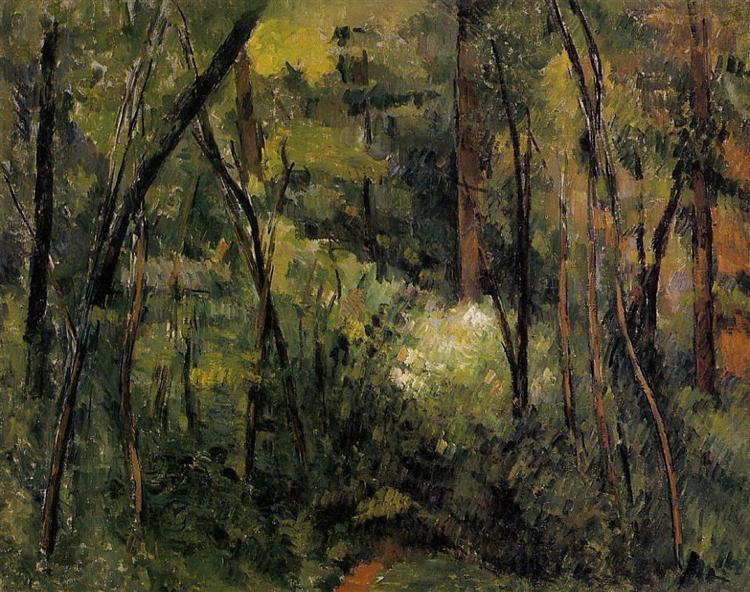 In the Woods, 1885 - Paul Cezanne