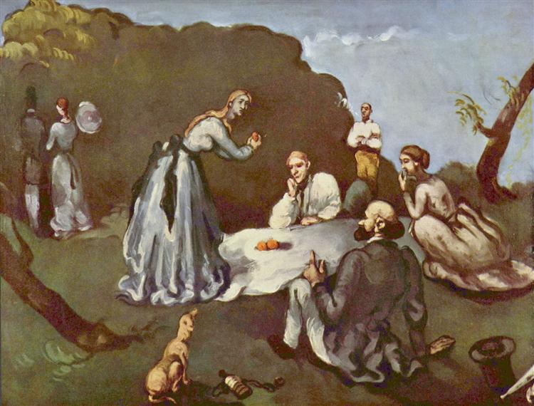 Luncheon on the Grass, 1869 - Поль Сезанн