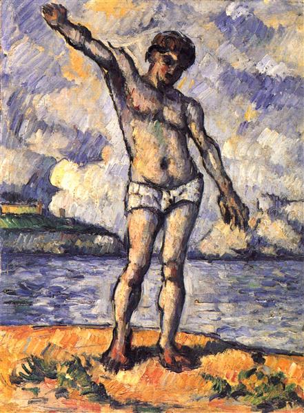 Man Standing, Arms Extended, c.1878 - Paul Cezanne