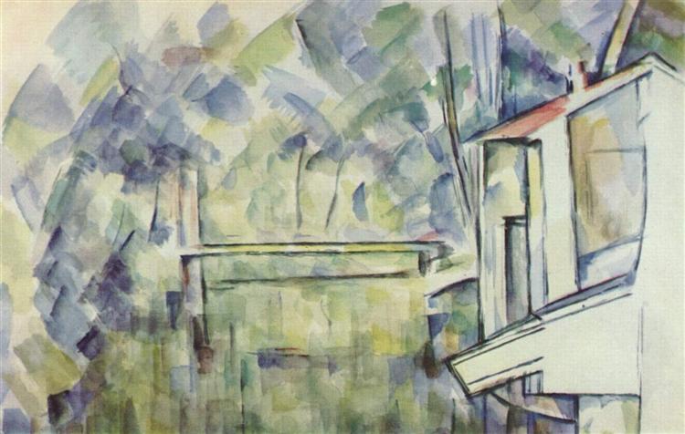 Mill on the River, c.1906 - Paul Cézanne