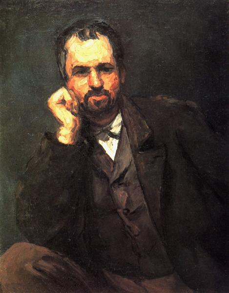 Portrait of a Man, c.1866 - Поль Сезанн