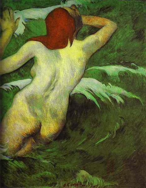 In the Waves, 1889 - Paul Gauguin