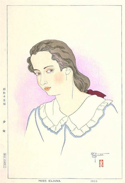 Miss Eliana, 1935 - Paul Jacoulet