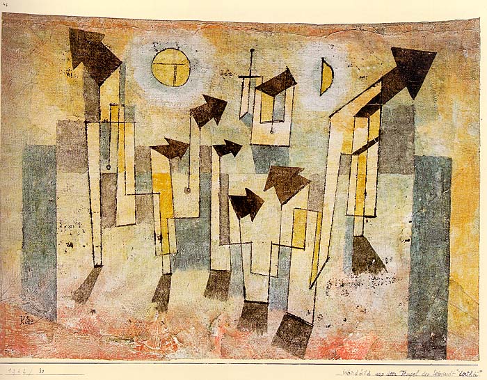 Wall Painting from the Temple of Longing, 1922 - Paul Klee