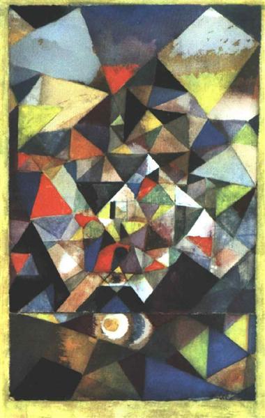 With the Egg, 1917 - Paul Klee