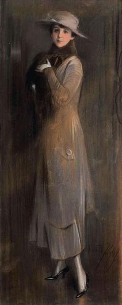 Lady with a long coat - Paul Mathiopoulos
