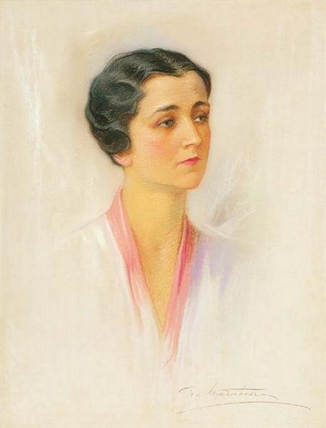 Portrait of a woman - Павлос Матиопулос