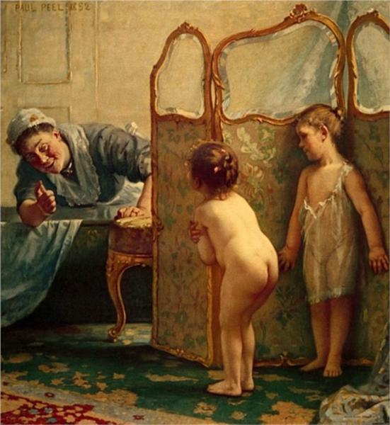 Before The Bath, 1892 - Paul Peel