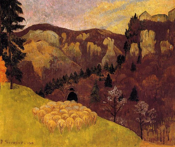 The Flock in the Black Forest, 1903 - Paul Serusier