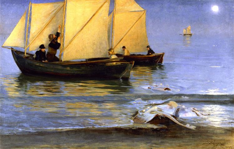 Fishing Boats, 1884 - Peder Severin Krøyer