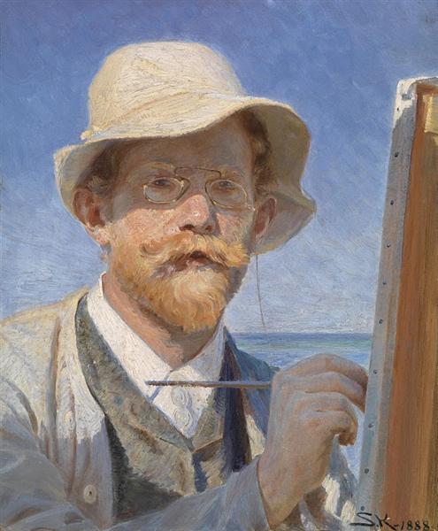 Self-Portrait, 1888 - Peder Severin Kroyer