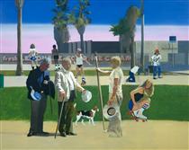 The Meeting (or Have a Nice Day, Mr. Hockney) - Peter Blake