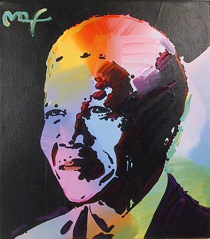 Nelson Mandela 1, 2001 - Peter Max