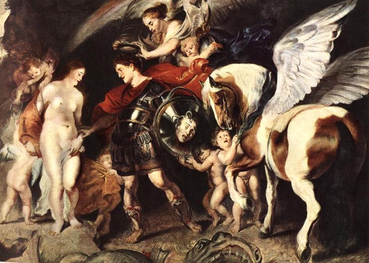Персей освобождает Андромеду, c.1620 - c.1621 - Питер Пауль Рубенс