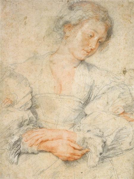 Portrait of a Young Woman, 1630 - 1636 - Peter Paul Rubens