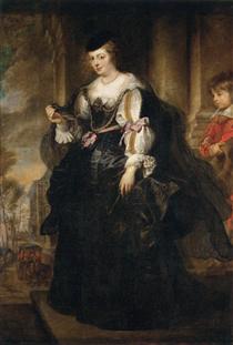 Hélène Fourment au carrosse - Pierre Paul Rubens