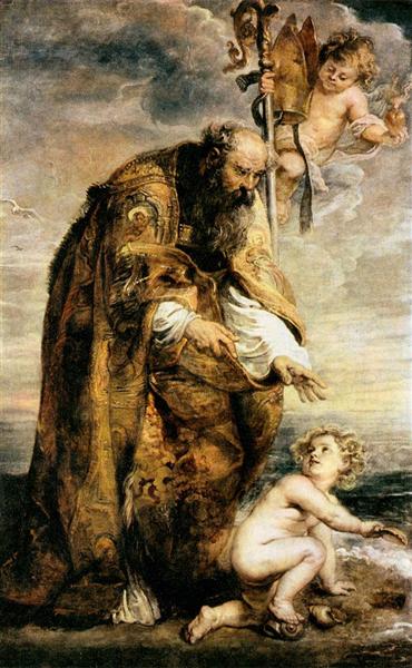 St. Augustine, 1639 - Pierre Paul Rubens