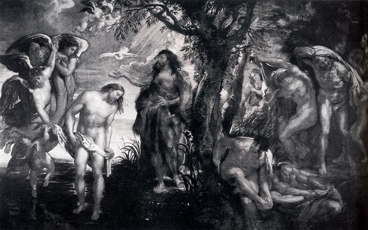 The Baptism of Christ, 1605 - Пітер Пауль Рубенс